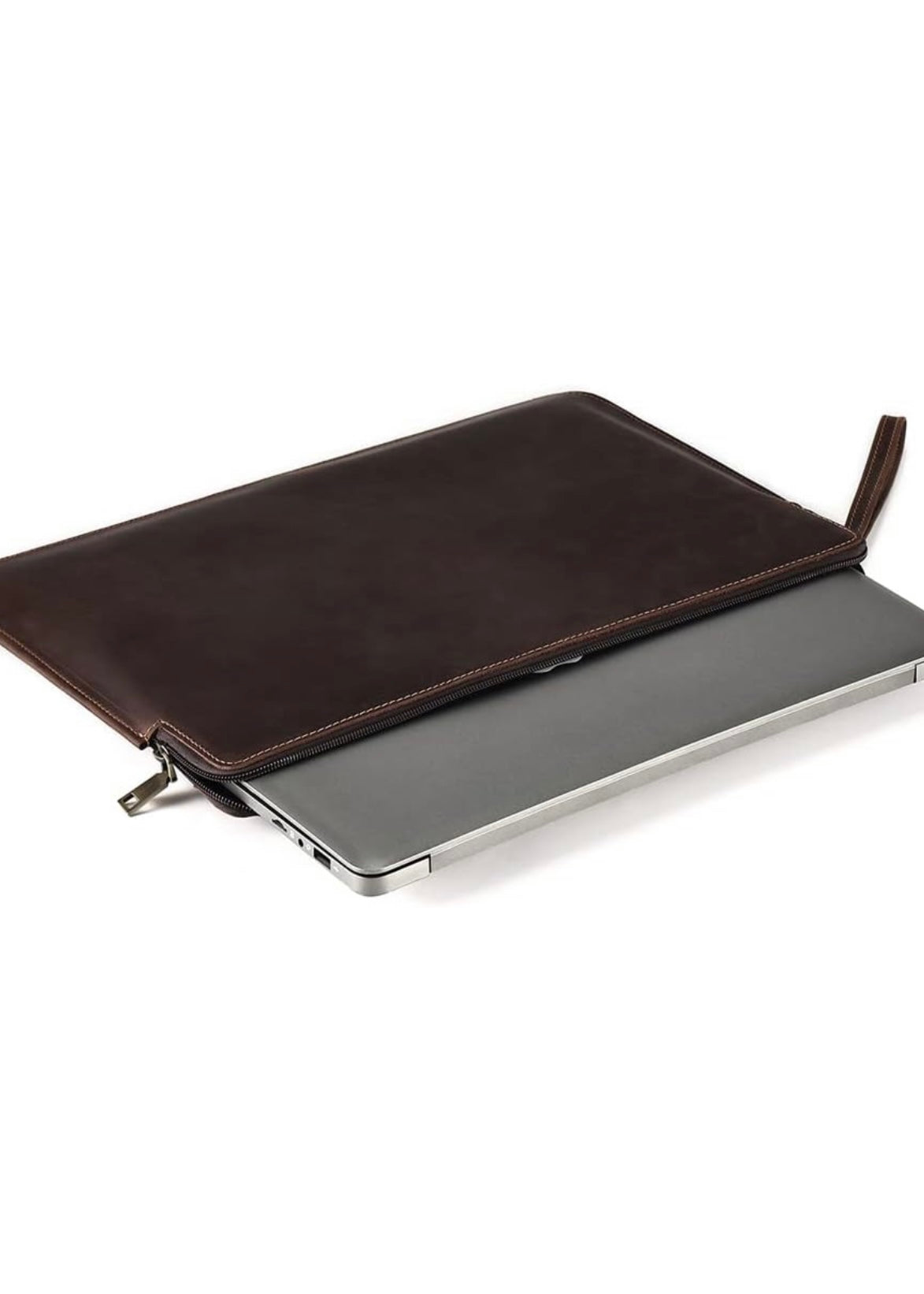 FUNDA EN CUERO PARA PORTATIL