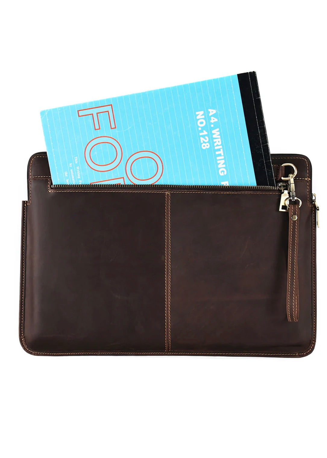 FUNDA EN CUERO PARA PORTATIL