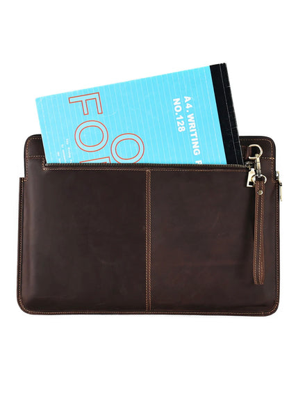 FUNDA EN CUERO PARA PORTATIL
