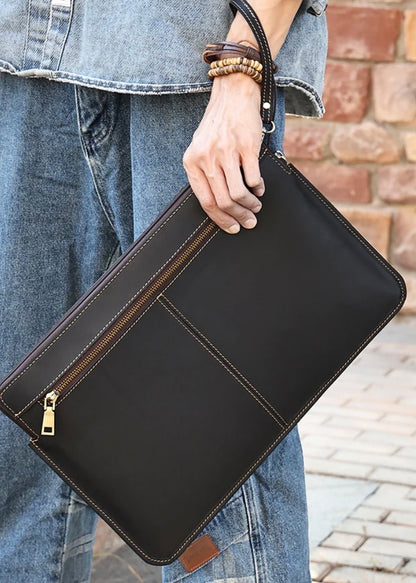 FUNDA EN CUERO PARA PORTATIL