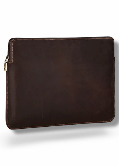 FUNDA EN CUERO PARA PORTATIL