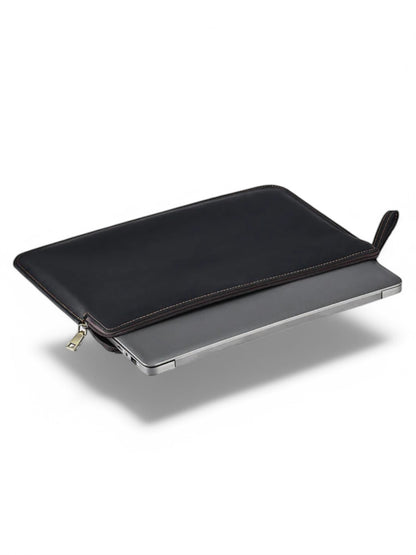 FUNDA EN CUERO PARA PORTATIL