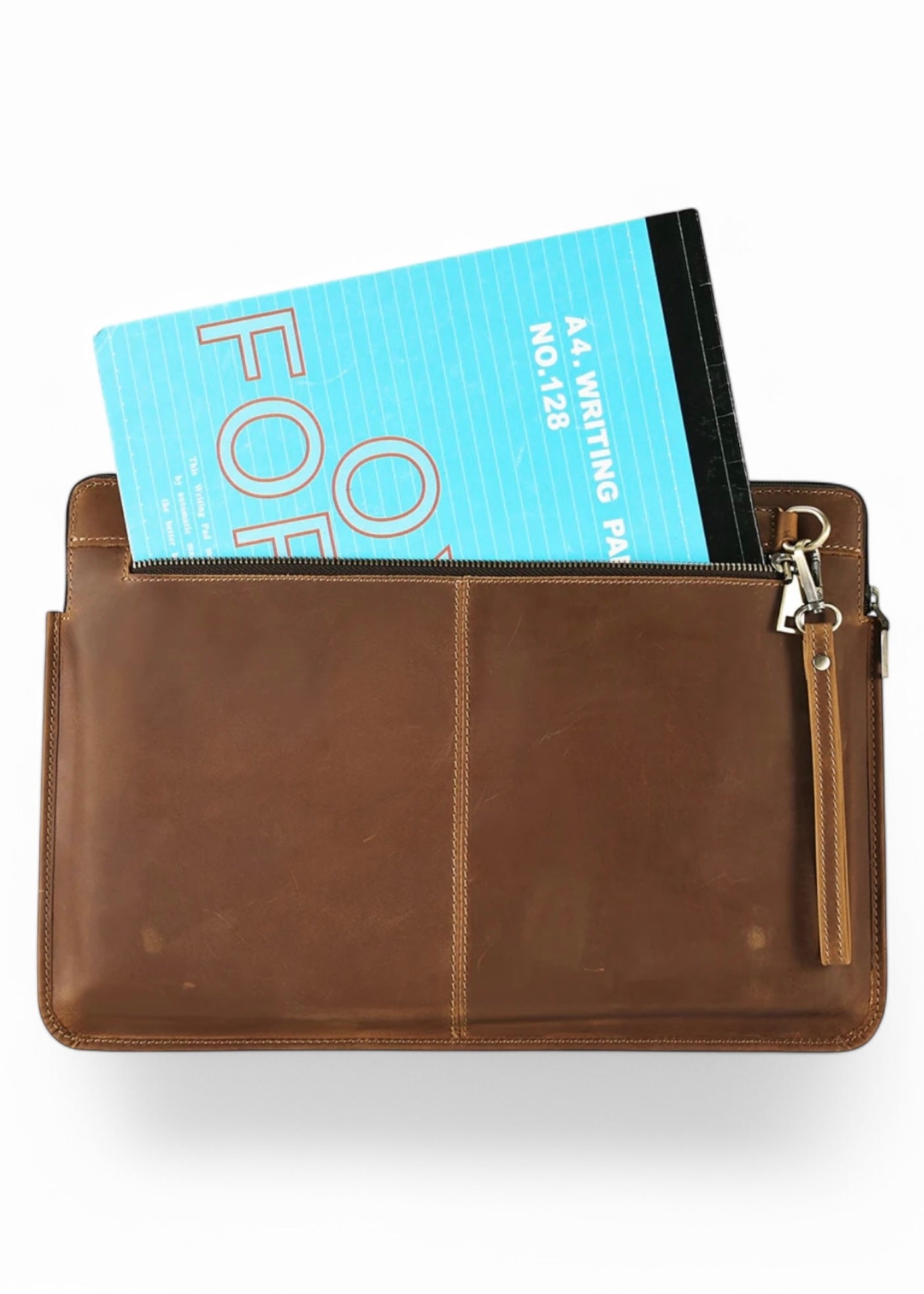 FUNDA EN CUERO PARA PORTATIL
